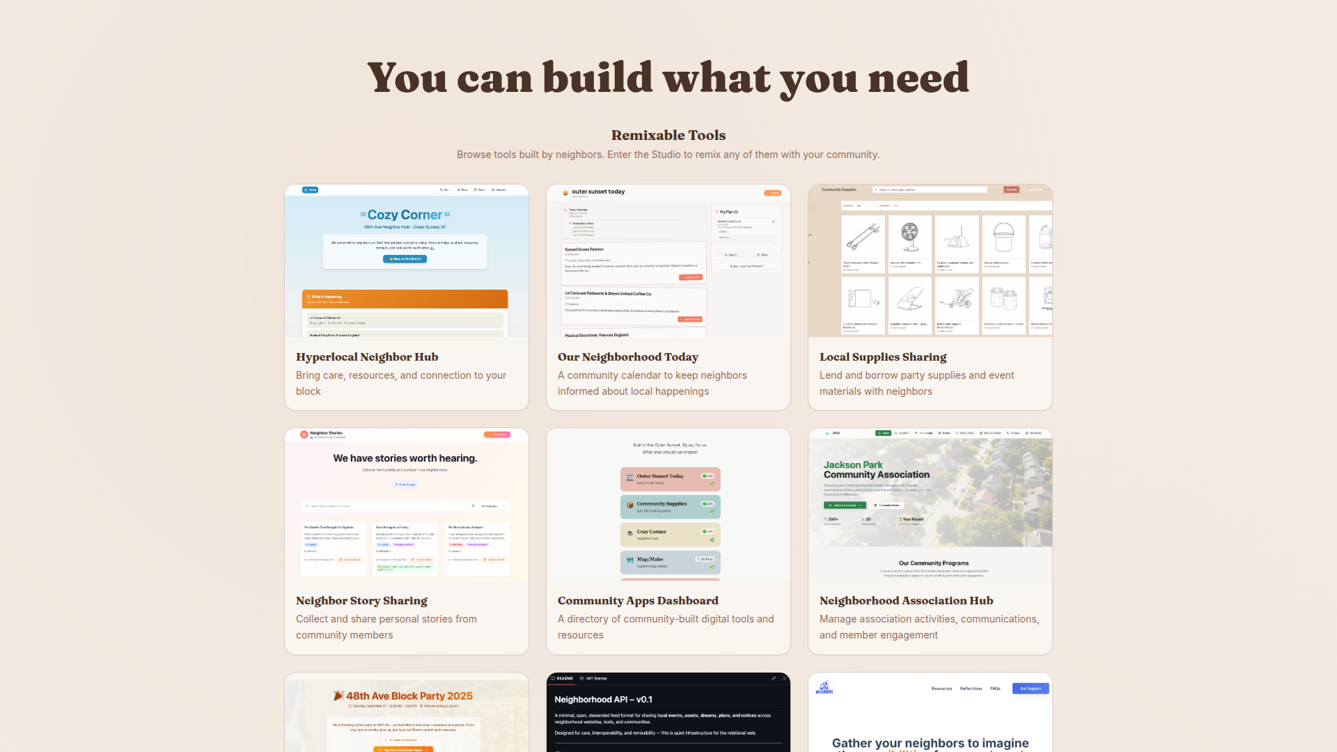 Relational Tech Studio — Build what you need with the people around you